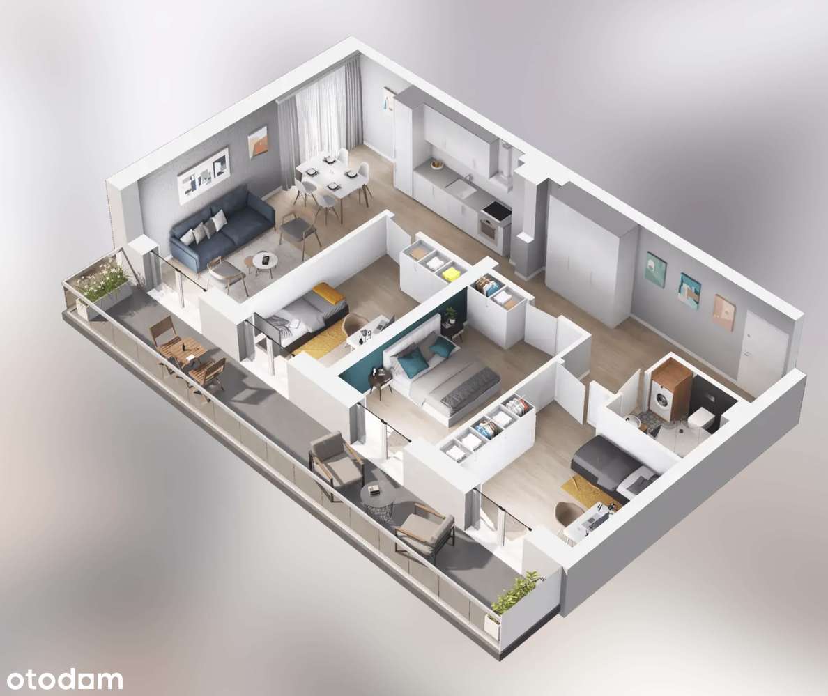 Stary Browar | mieszkanie 4-pok. | 2M24 - Pełny obrazek: 2/9