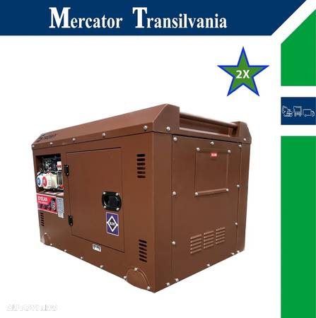 Set Generator De Curent Electric, Diesel, Stromy EM1000DE 12/18SG 10 kVA / 8 KW, 2 buc - 1