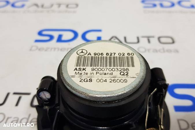 Difuzor audio A 906 827 02 60 Mercedes Sprinter Euro 4/5 - 4