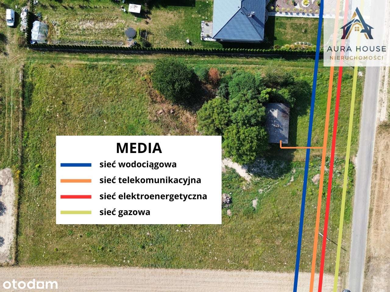 Tomaszowice Kolonia, Działka budowlana z mediami, 2070m2 - Pełny obrazek: 5/7