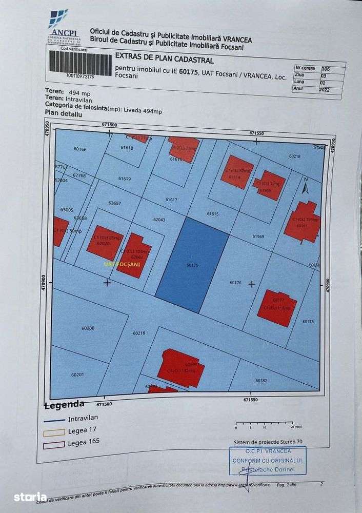 Teren Focsani-Toate Utilitatile-500 mp - Imagine principală: 4/7