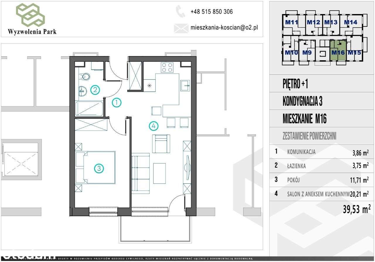 Nowy apartament 39m2 + KLIMATYZACJA ! - Pełny obrazek: 4/5