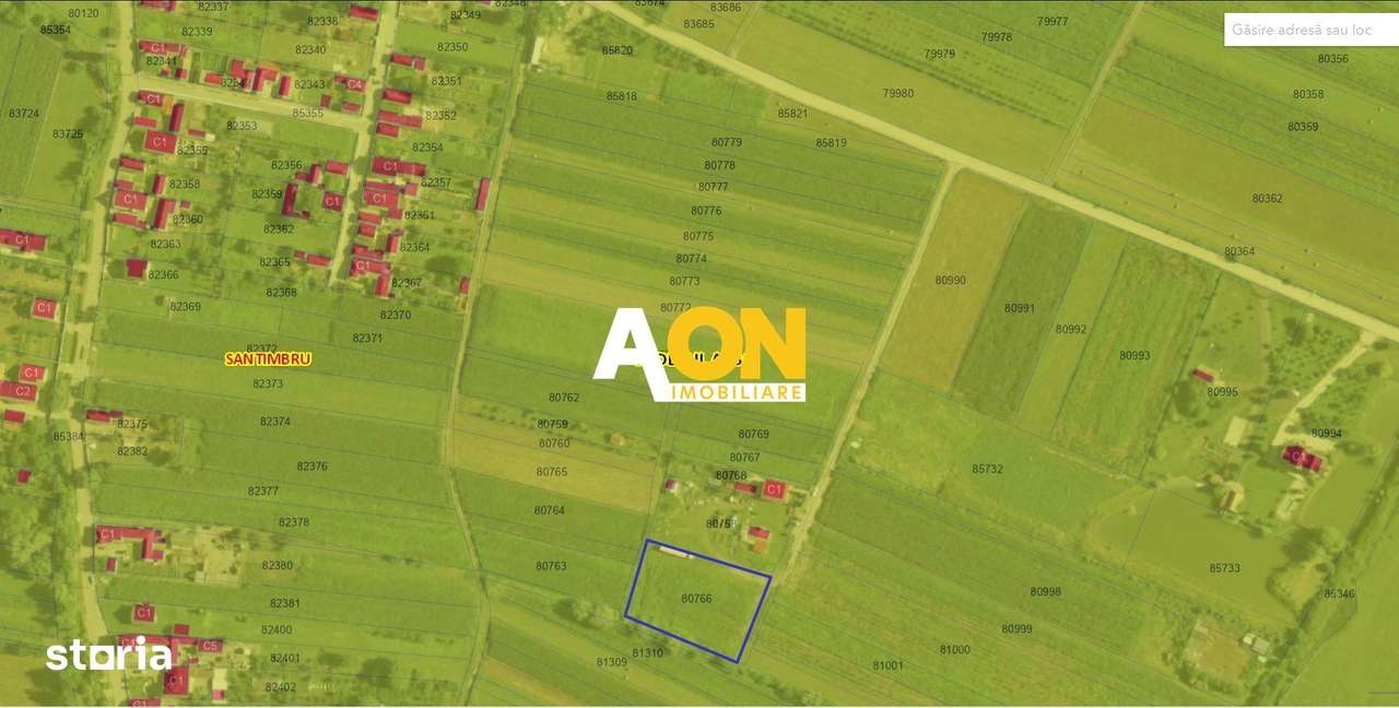 Teren 2800 mp, Galtiu, comuna Santimbru - Imagine principală: 5/5