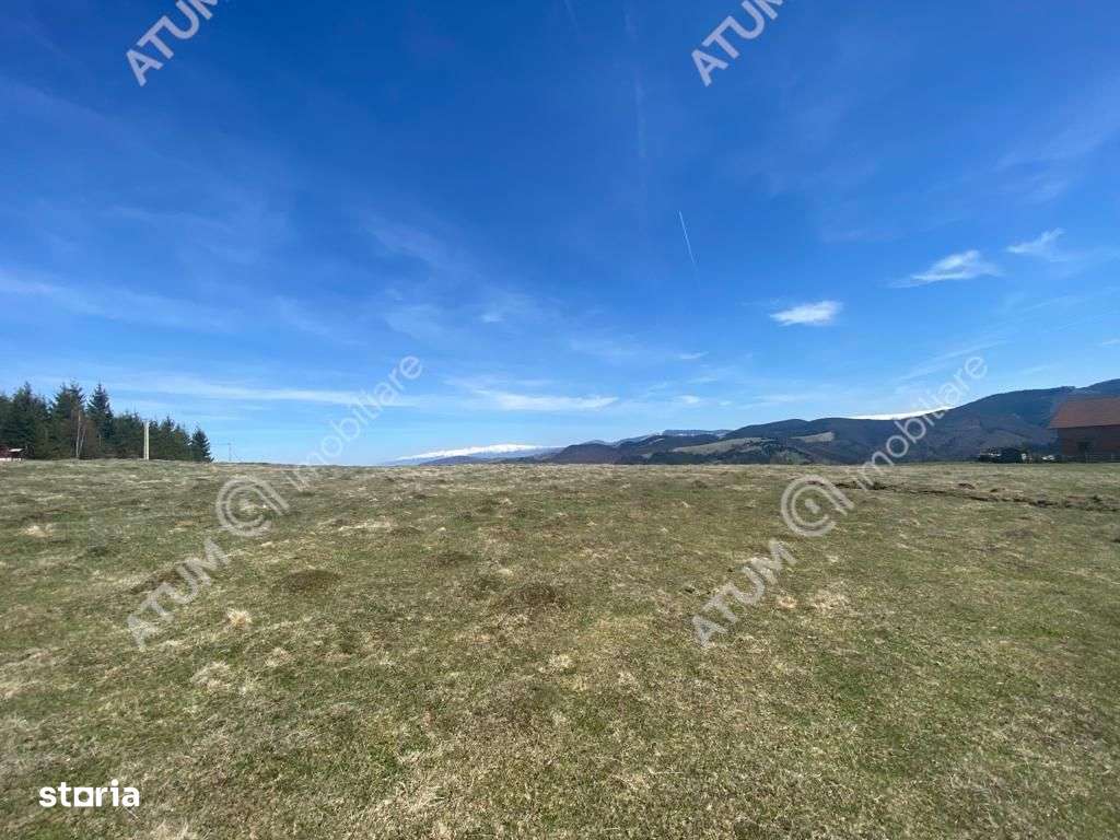 Teren intravilan de 3000 mp cu utiltati si PUZ in Paltinis Judet Sibiu - Imagine principală: 3/12