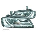 FARÓIS PARA AUDI A5 07-12 BI-XENON LED DAYLIGHT - 1