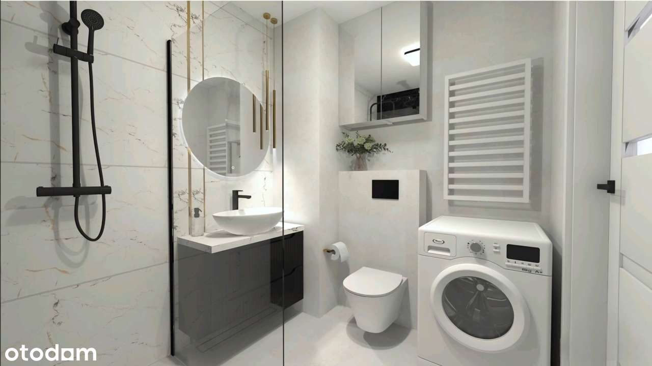 2 pokojowe mieszkanie z garderobą w nowoczesnym bloku z windą - Pełny obrazek: 2/5