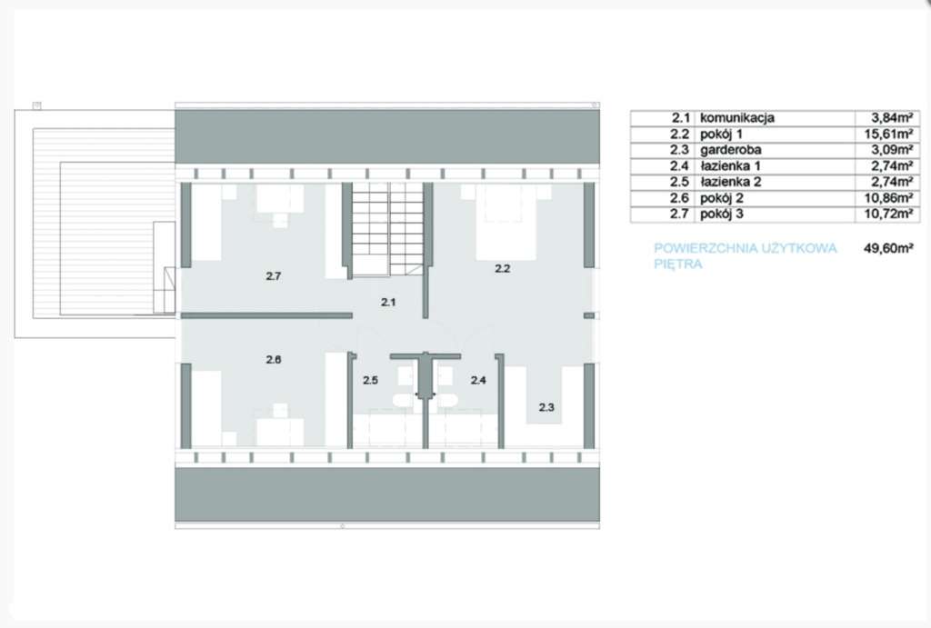 Dom Leśnaj Ostropa | Działka 837m² | Projekt typ A-13