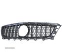 GRELHA FRONTAL PARA MERCEDES CLS C218 11-14 PRETO BRILHANTE - 3