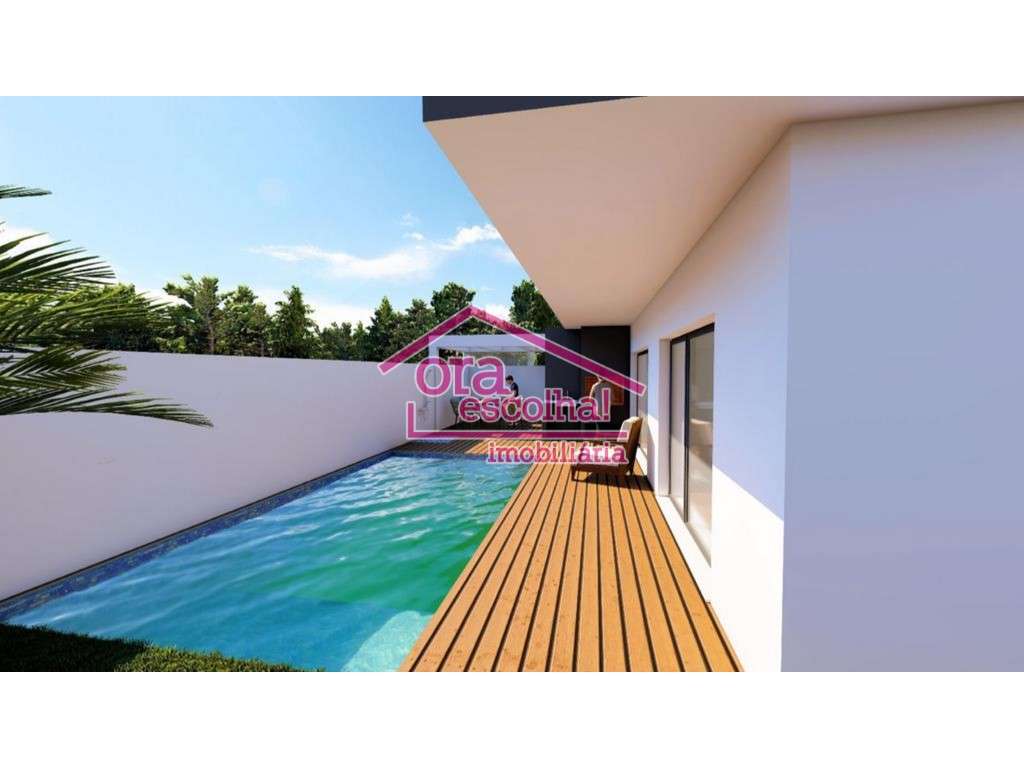 Moradia Isolada TÉRREA Nova T3 + 1 com PISCINA e Pérgola em Fernão ... - Grande imagem: 2/8