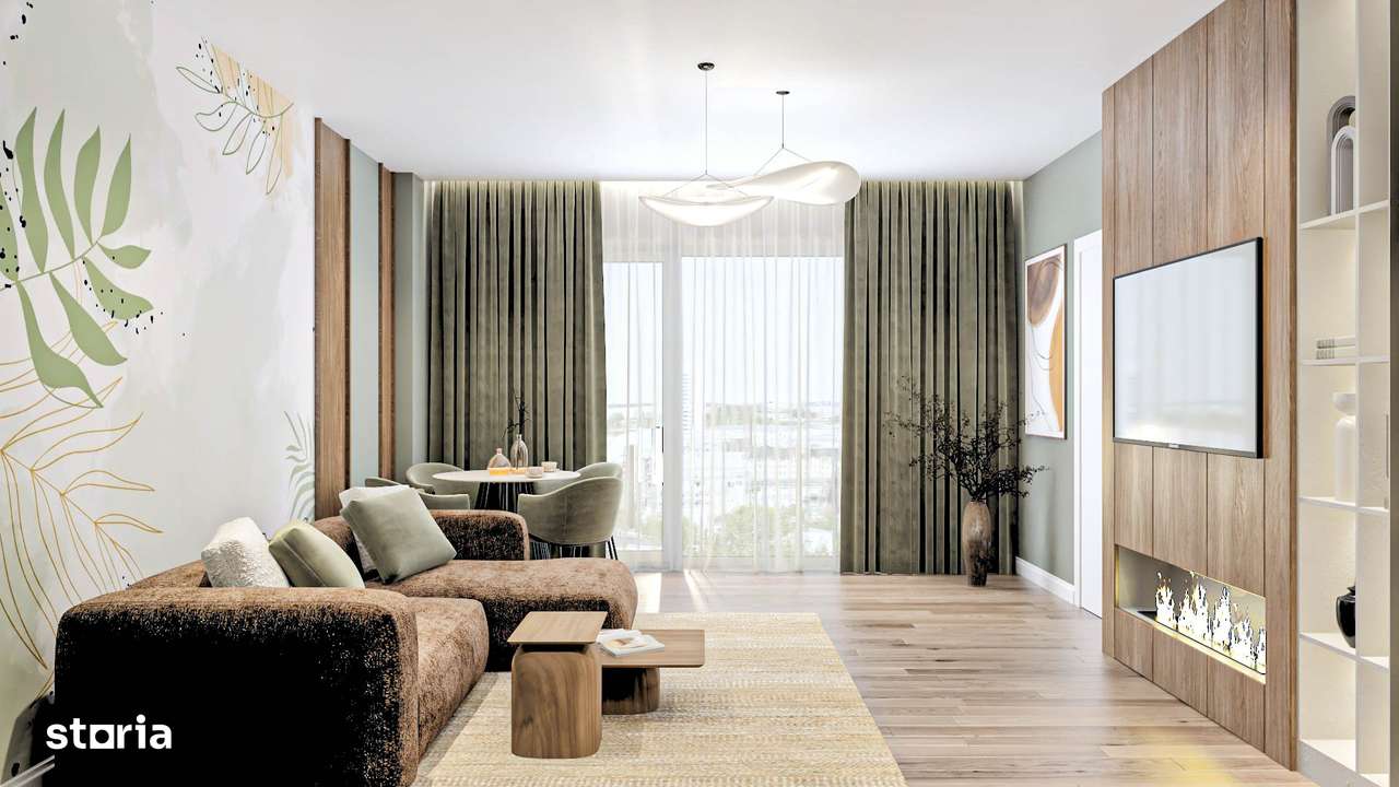 Apartament 1 Camera- Studio- 45,80 Mp Zona Coresi- Tractorul - Imagine principală: 5/19