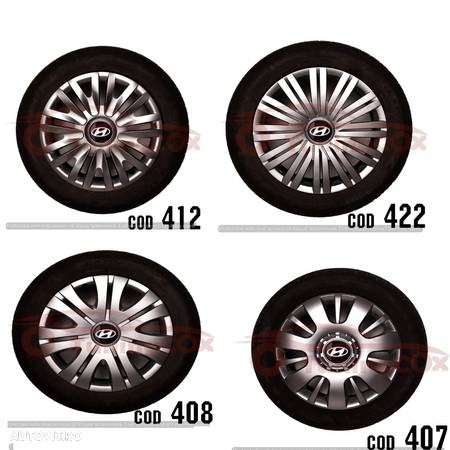 Capace roti HYUNDAI la set de 4 buc ,Capace janata aliaj - 1