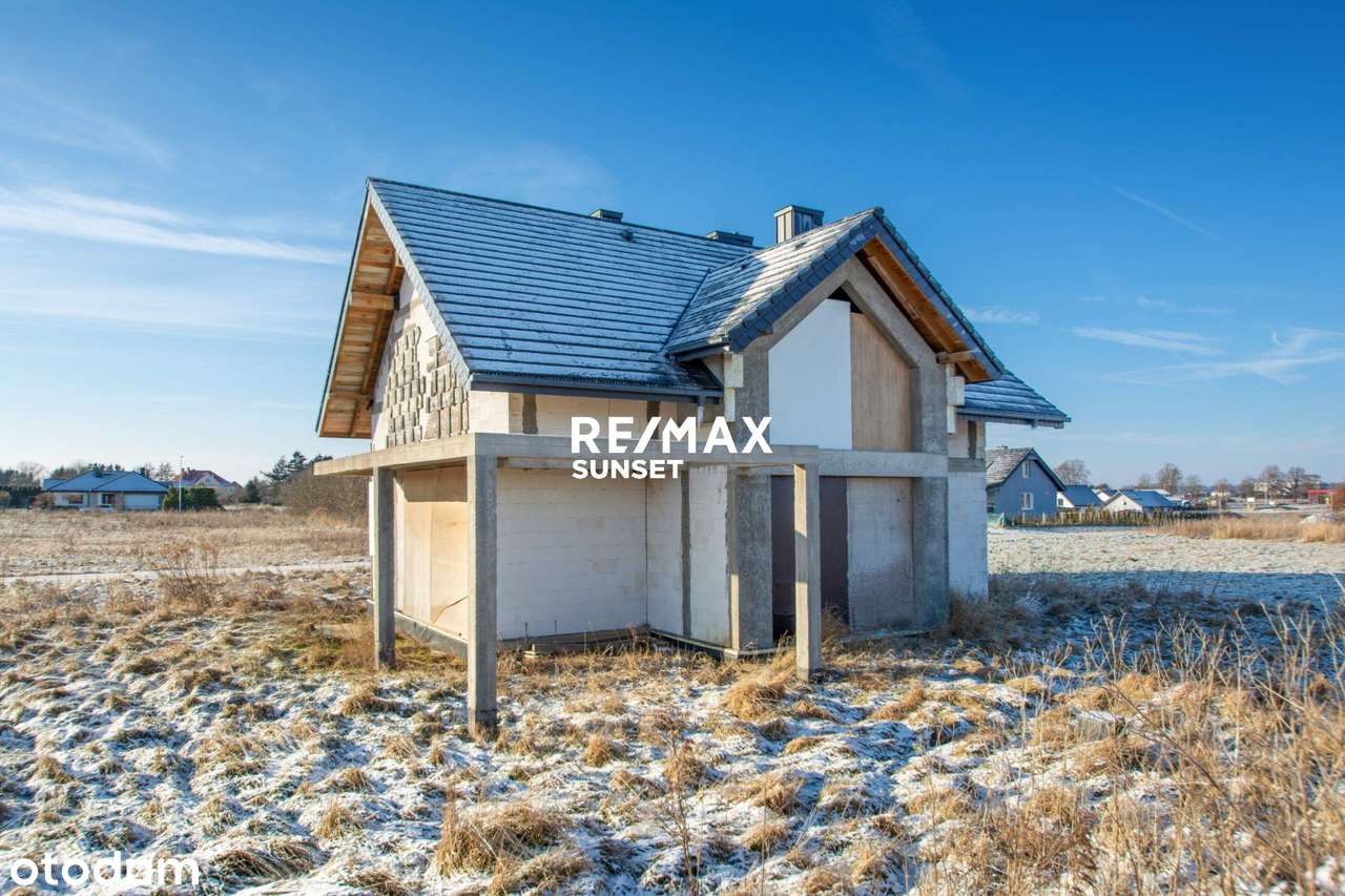 Dom w stanie surowym otwartym | 125 m² | 15 km od Kołobrzegu-1