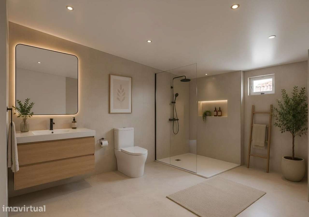 Quinta do Conde - Apartamento T2+2 completamente remodelado c/ quintal-11