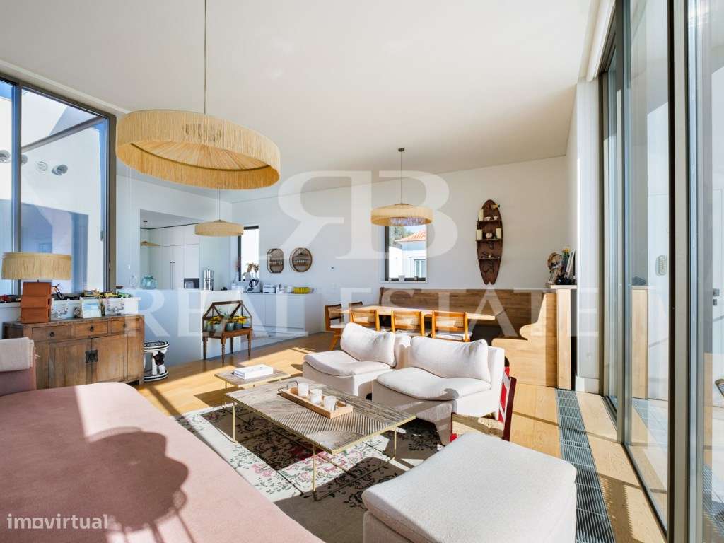 T3 duplex com VISTA + TERRAÇOS + PISCINA + GARAGEM em São Vicente -...-23