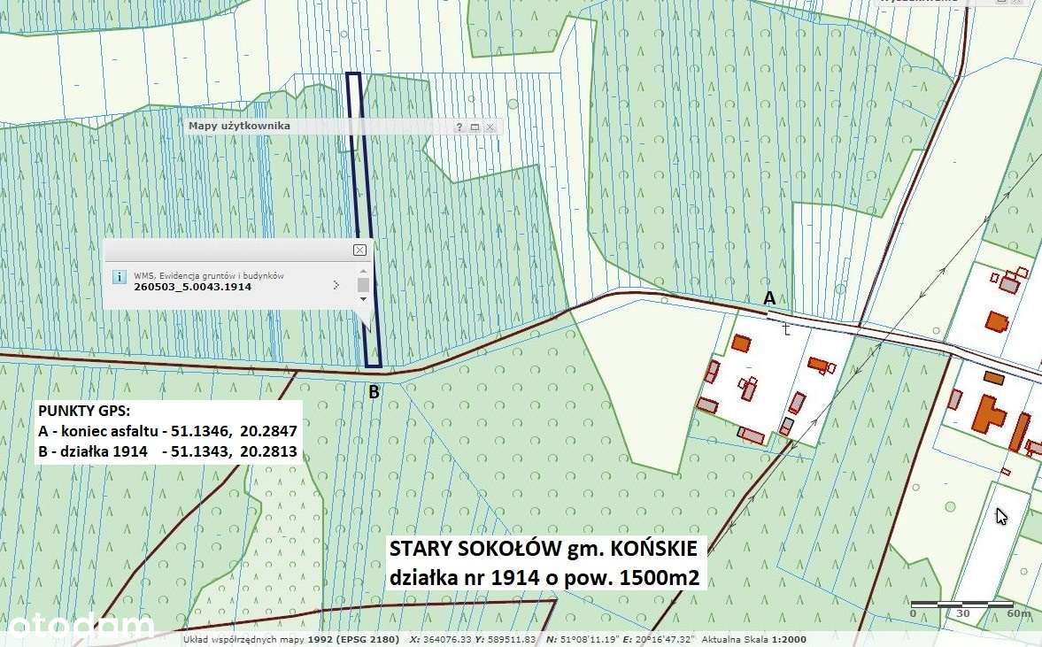 Sale -10% Najtańsza działka leśno-rolna 1500m2 tylko 9.900 zł - Pełny obrazek: 4/15