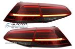 Difuzor bara spate si Stopuri LED VW Golf 7 Facelift (2017+) GTI Design - 6