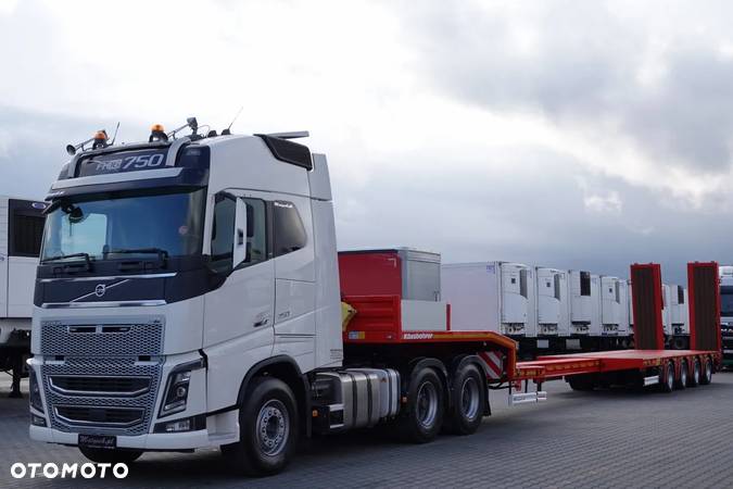 Volvo FH 16 750 / V8 / 6x4 / + KASSBOHRER LAWETA 4 osie / ROZCIĄGANA / NAJAZDY HYDRAULICZNE - 2