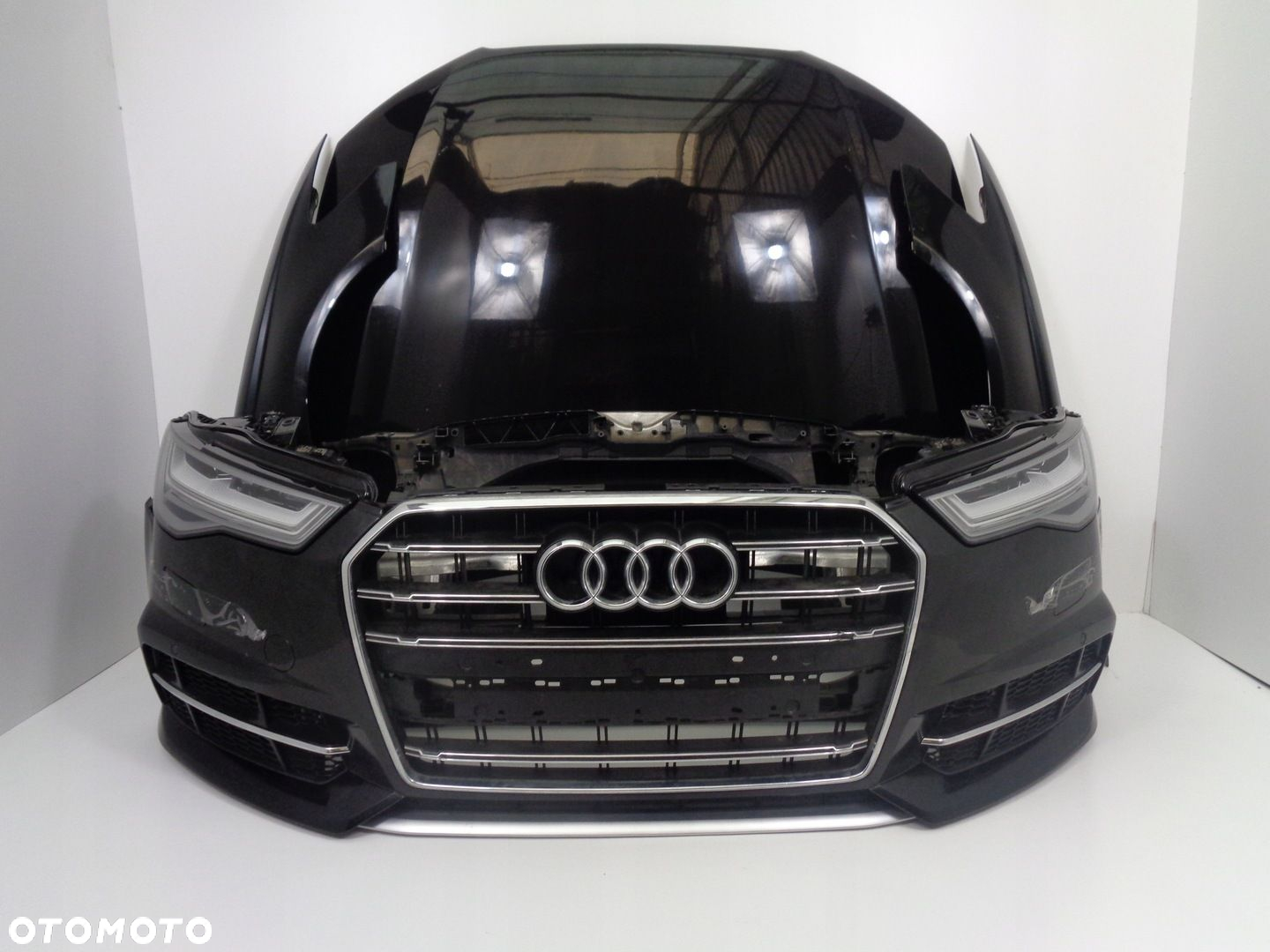 AUDI A6 C7 4G LIFT PRZÓD ZESTAW CZĘŚCI LAMPY MASKA - 2