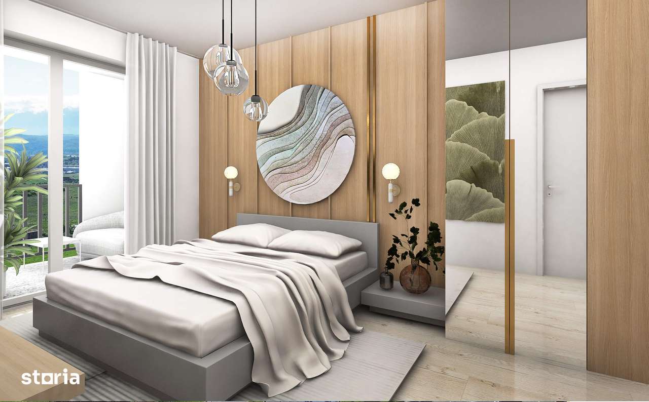 Ap 3 camere dec 63 mp utili balcon 15mp Orhideea D-na Stanca Selimbar - Imagine principală: 5/8