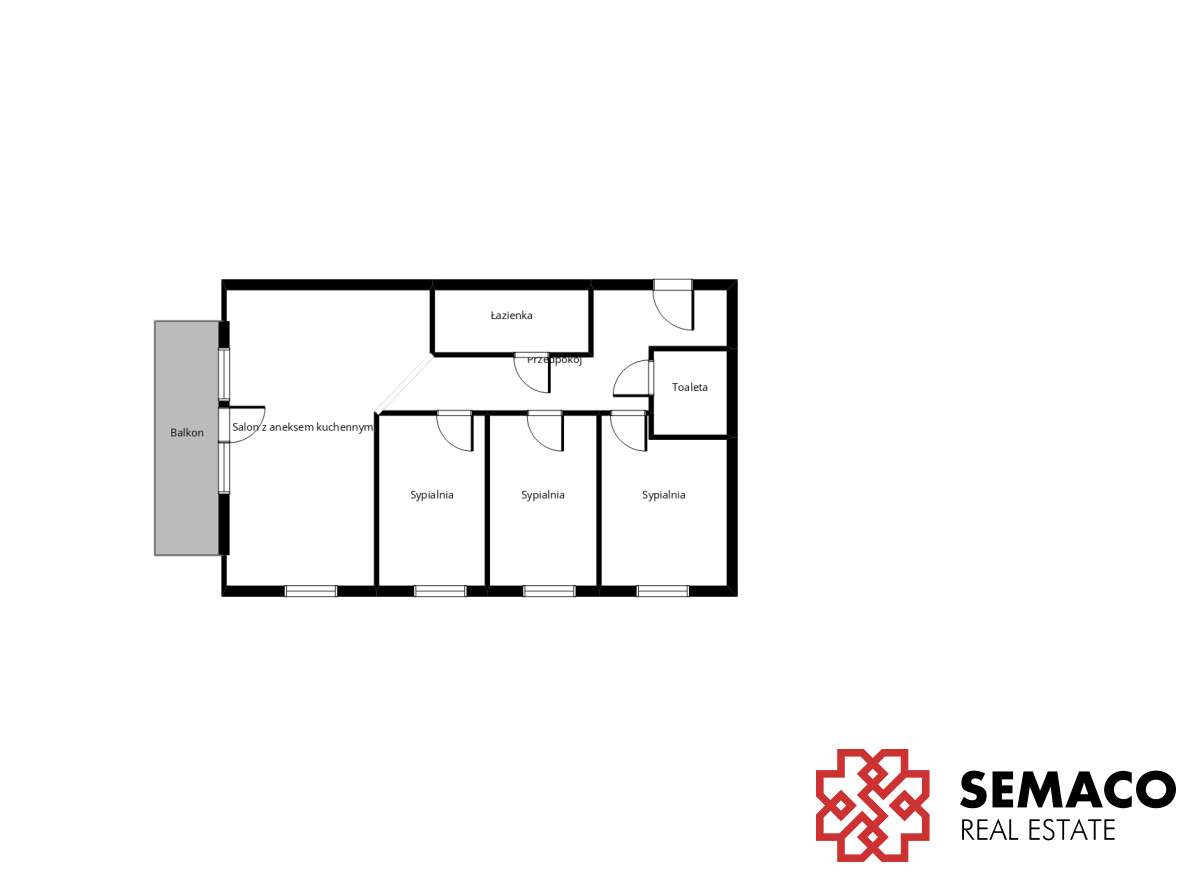 Mieszkanie w nowej inwestycji | kampus UJ | balkon - Pełny obrazek: 5/6