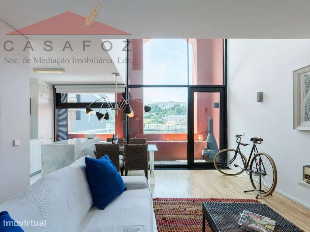 Apartamento T2 Duplex totalmente mobilado e equipado virado para Ri... - Grande imagem: 2/26