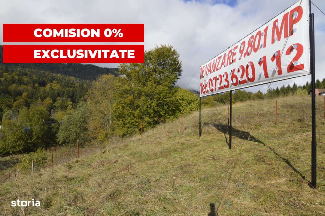 VANZARE TEREN INTRAVILAN SINAIA-CUMPATU Strada Zamora-9.801 mp-Comisio-14