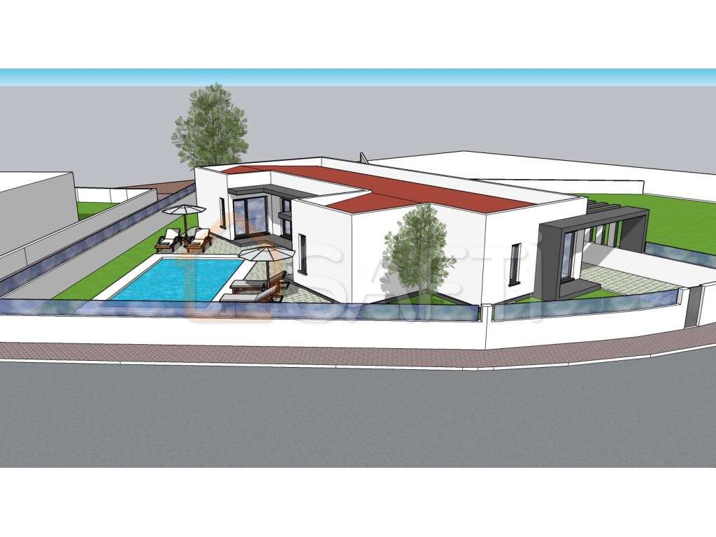 Moradia térrea independente T3 com Piscina, em Turquel - Grande imagem: 4/17