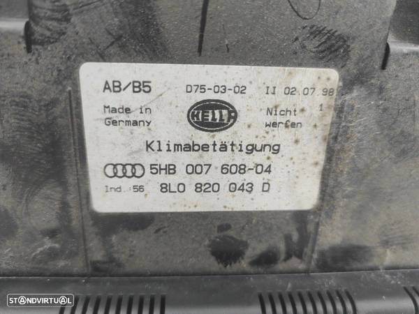 Climatronic Sofagem / Comando Chaufagem  Audi A4 (8D2, B5) - 5