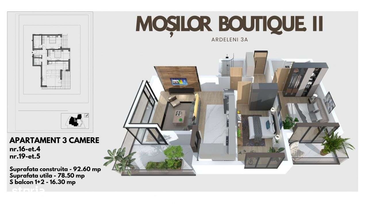Mosilor Boutique II, apartamente noi si moderne !-1