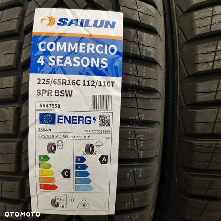 4x 225/65R16C Sailun Commercio 4 Season Nowy komplet opon całorocznych Poznań - 2