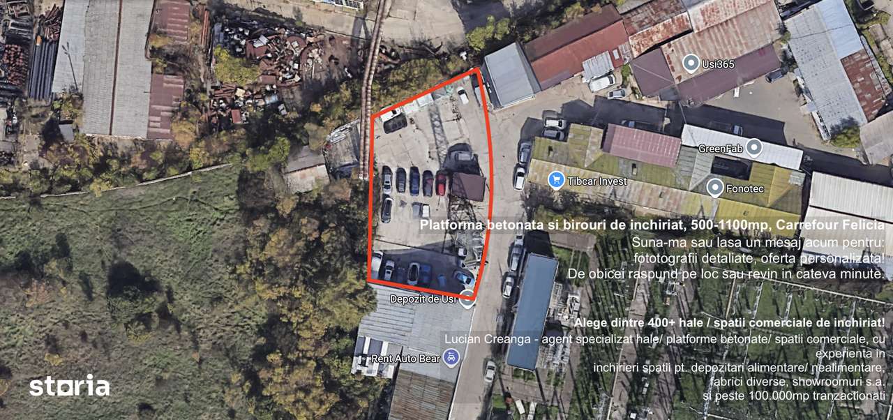 Platforma betonata birouri de inchiriat 500-1100mp Carrefour Felicia - Imagine principală: 1/5