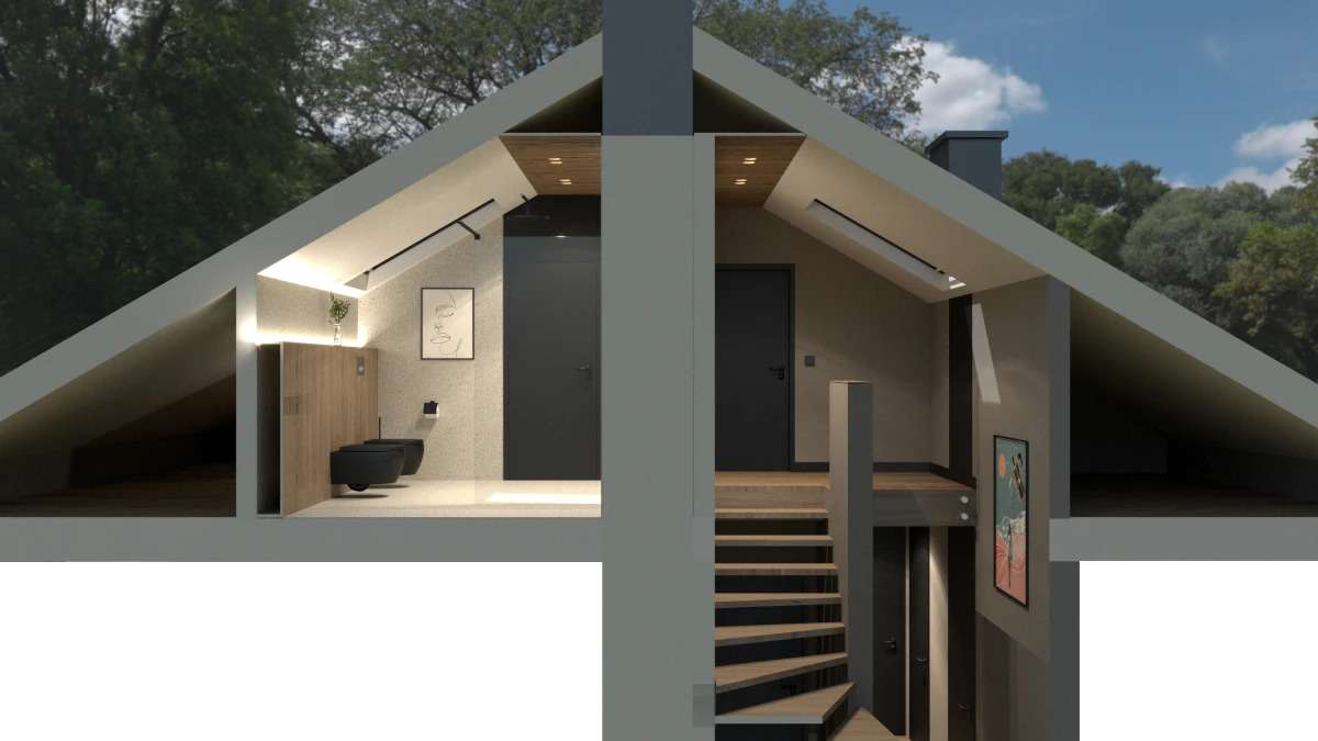 4 pokoje | 3 łazienki | Balkon | 2 miejsca postojowe | Bez PCC-3