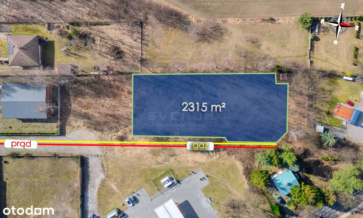 Szeroka działka pod inwestycje / Lisiniec - Pełny obrazek: 2/11