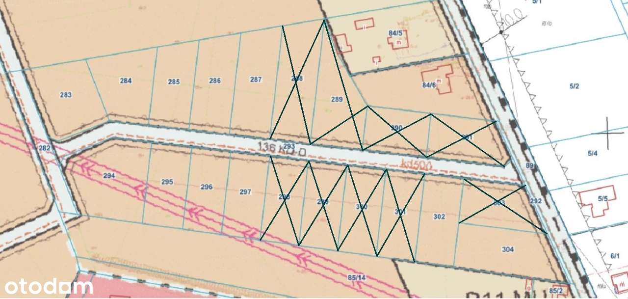 Działka budowlana, Radzyń Podlaski, pełne uzbrojenie, I linia zabudowy - Pełny obrazek: 5/8