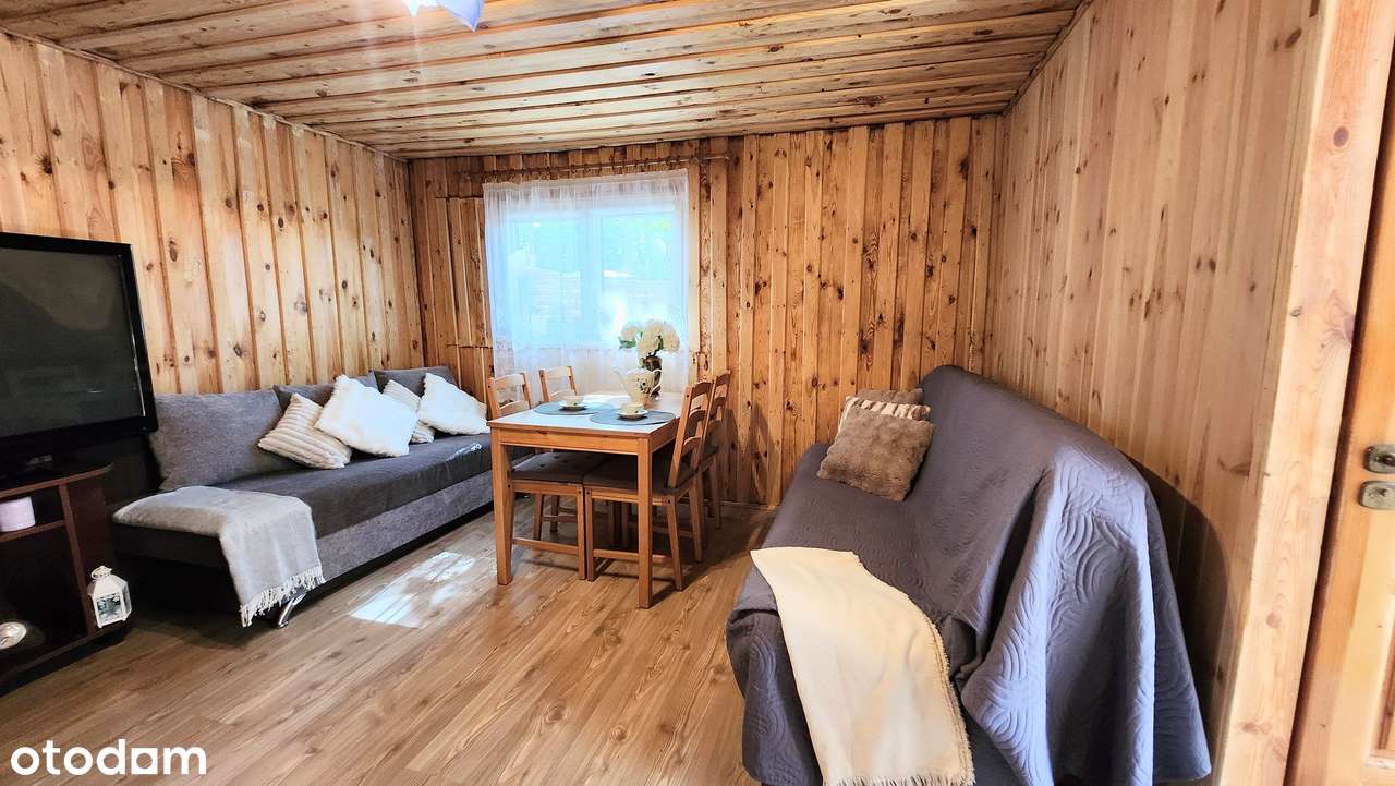 Domek 30 m² nad stawem | Wilczyn Leśny | po remoncie