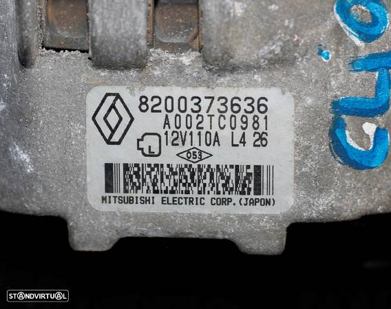 ALTERNADOR RENAULT CLIO II - 6