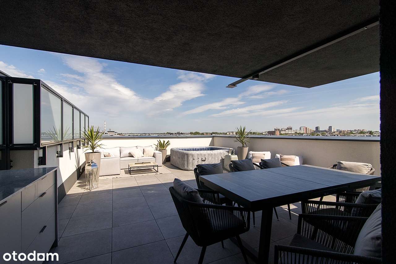 Luksusowy Penthouse z tarasem i widokiem na Warszawę-15
