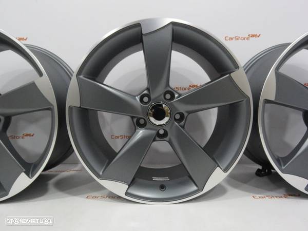 Jantes Look Audi Rotor 18 " 8 et45 5x112 Antracite - 3