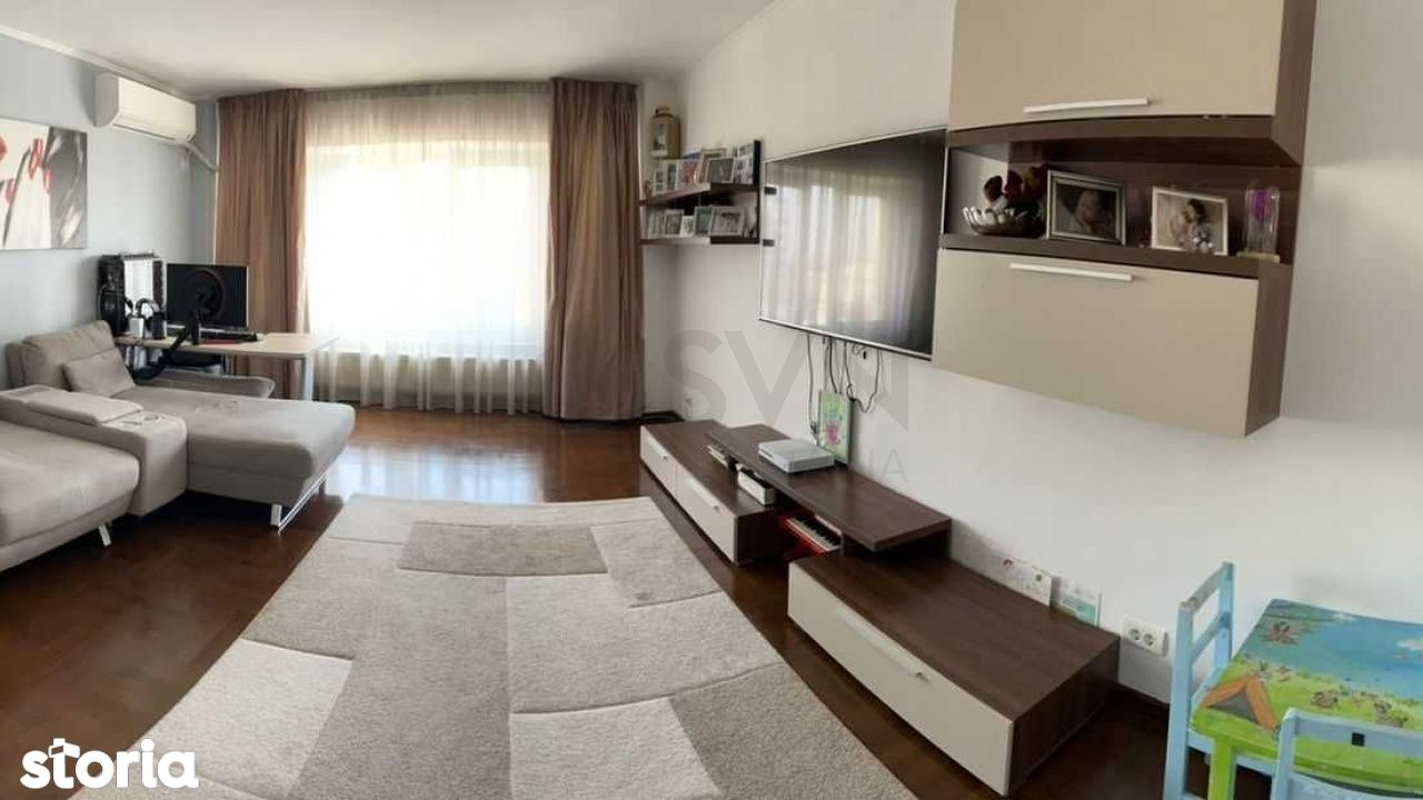 Barbu Vacarescu - apartament cu 3 camere si centrala proprie