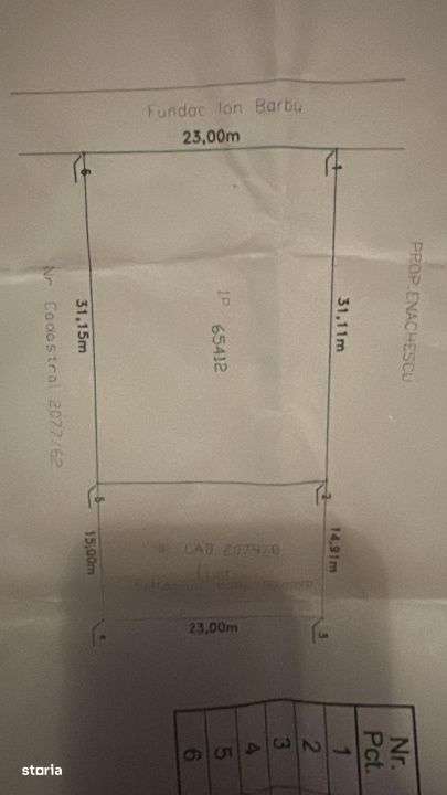 TEREN INTRAVILAN 1060 MP, BUCIUM- BARNOVA, DESCHIDERE LA DRUM 23 M - Imagine principală: 2/5