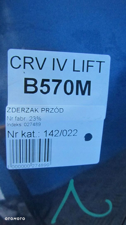 HONDA CR-V IV LIFT ZDERZAK PRZÓD B570M 14- - 12