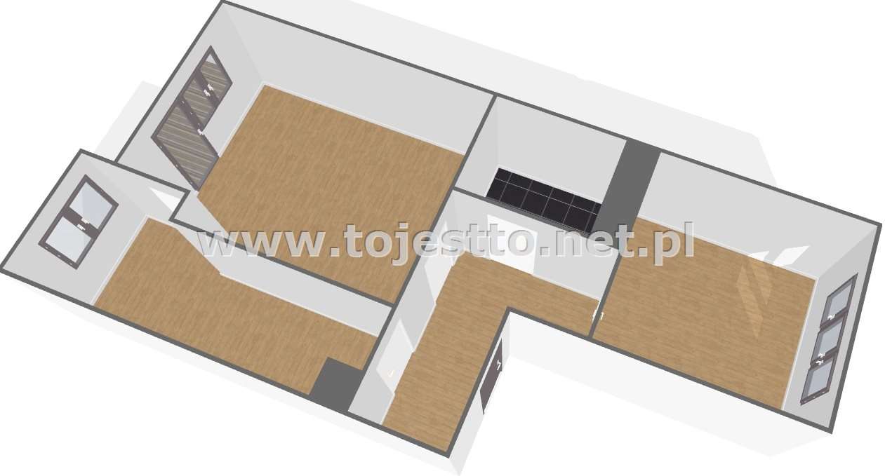 Mieszkanie na Drugim piętrze, ul. Polna, 53m2-5