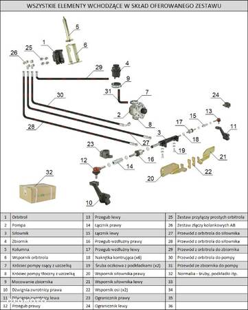 Wspomaganie do ursusa C-360-3P C 360 3P ursus carraro orbitrol - 2