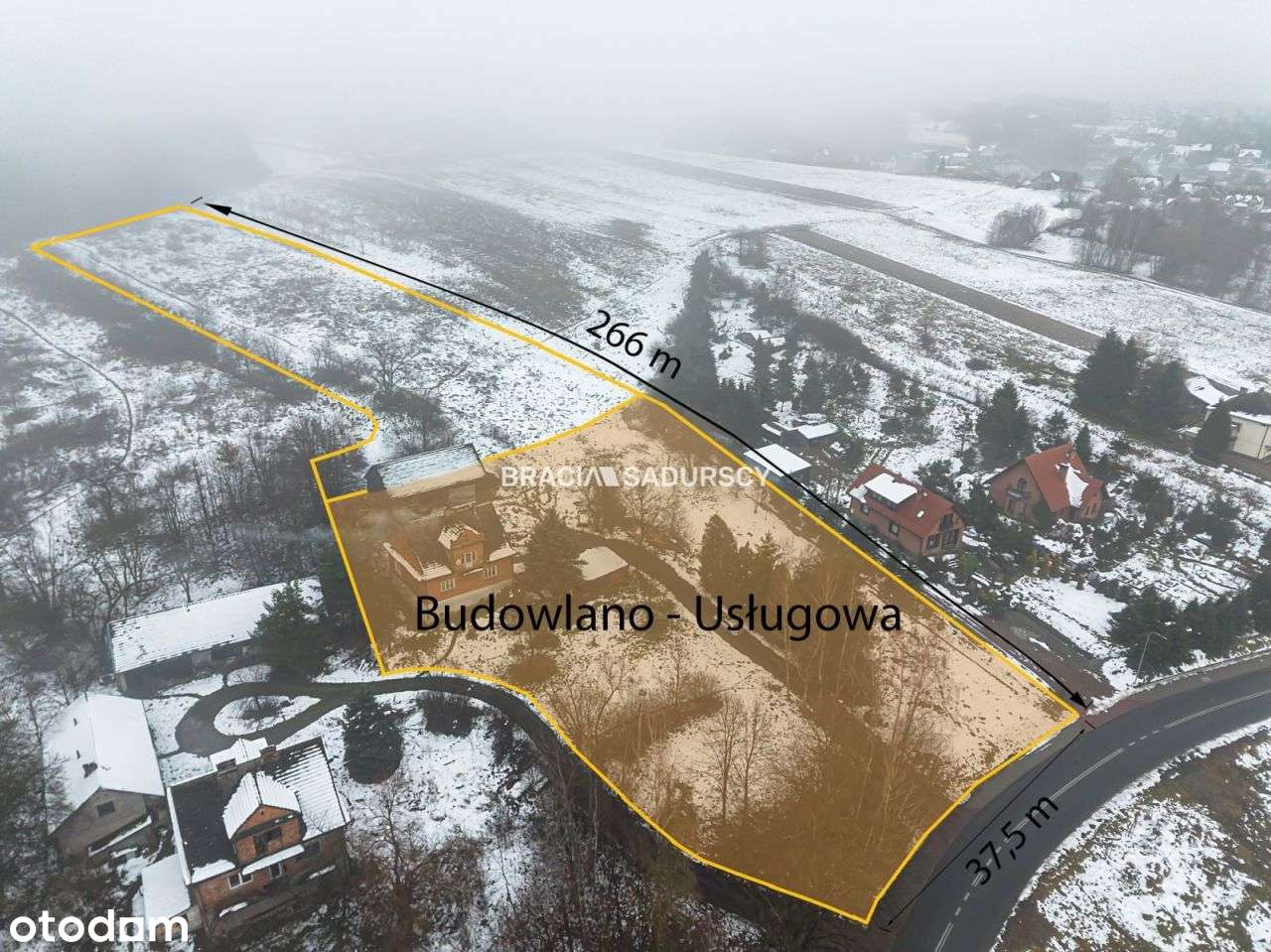 Działka inwestycyjna 1,3 ha, mpzp bliźniaki, media - Pełny obrazek: 5/17