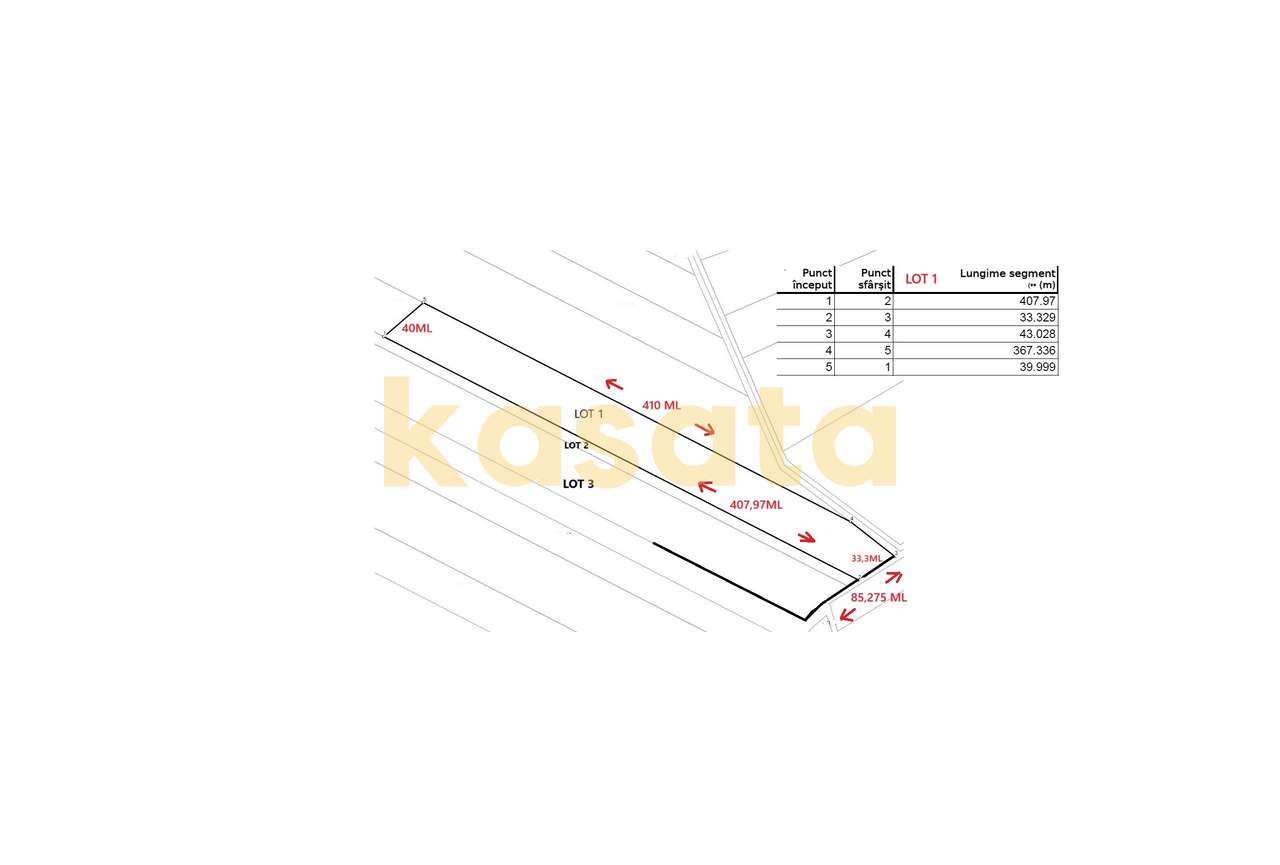 TEREN DE VÂNZARE – STRADA MILANO, BUFTEA, APROAPE DE A0 - Imagine principală: 4/6