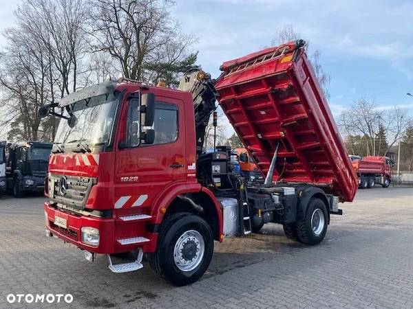 Mercedes-Benz AXOR 1829 4X4 , WYWROTKA MEILLER z ŻURAWIEM HIAB 122ES-2 - 2