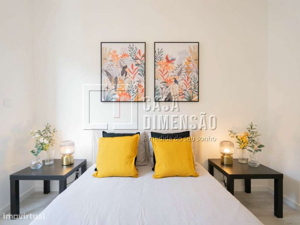 Apartamento T3 em Benfica, com Varandas, Totalmente Mobilado e Pron...-36