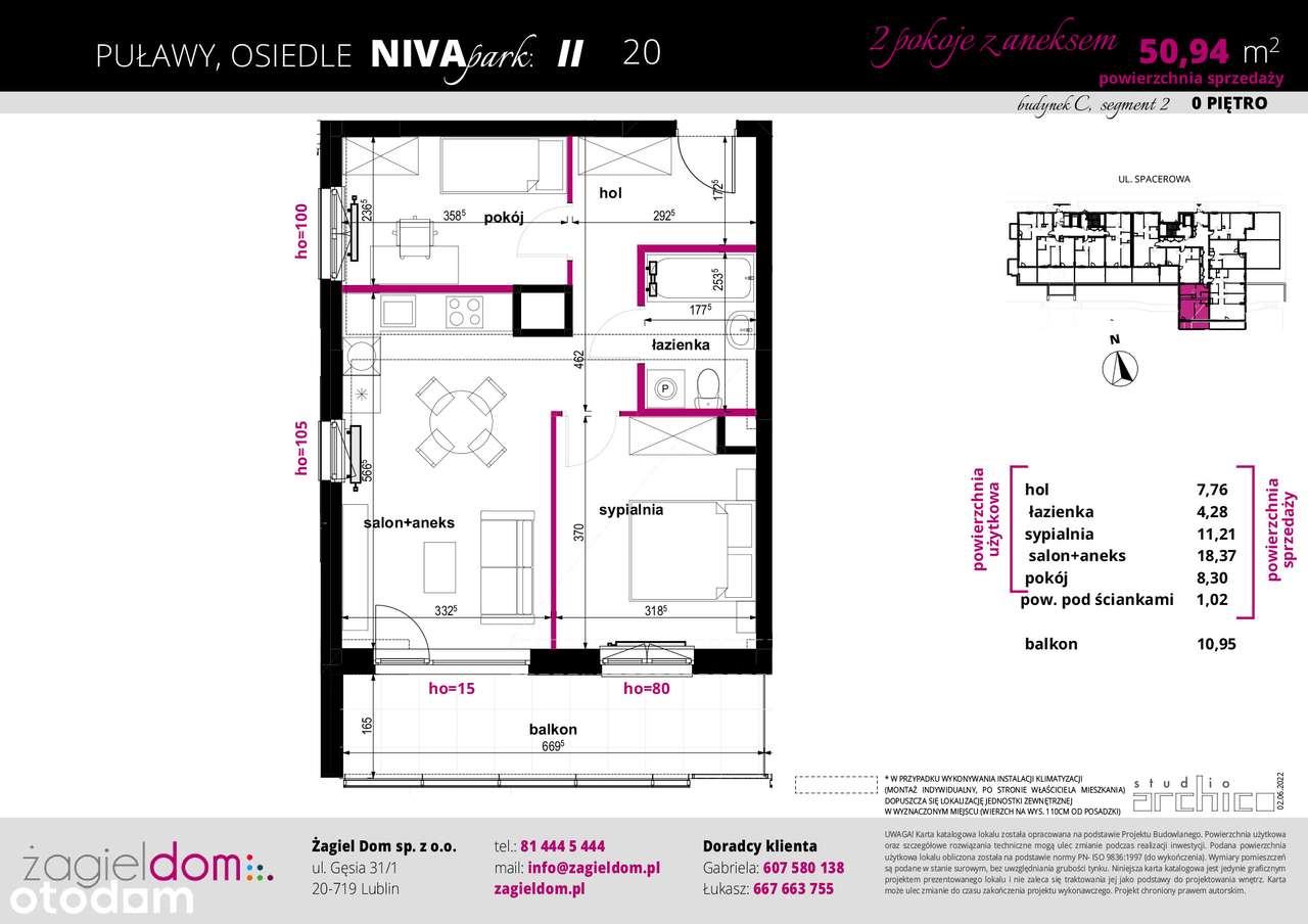 Niwa Park etap III | nowe mieszkanie C2 20 (lokal C2 M 20)