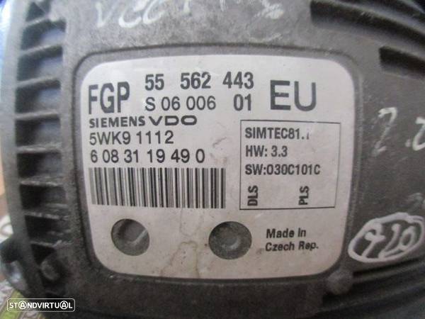 Centralina 55562443 5WK91112 OPEL VECTRA C 2006 2.2I SIEMENS - 5