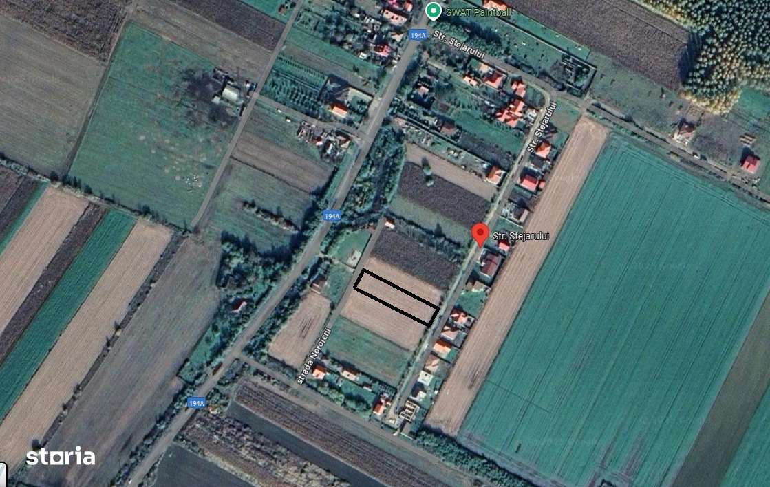 Teren intravilan 21 ari cu 2 fronturi , zona str. Gorunului - Imagine principală: 1/2